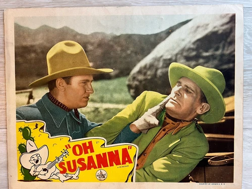 Vintage 1936 Gene Autry Movie Lobby Card “OH SUSANNA” RR - Picture 1 of 2