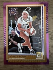 2025 Panini Donruss WNBA Dearica Hamby #43 Purple Holo Foil /99 Sparks SP