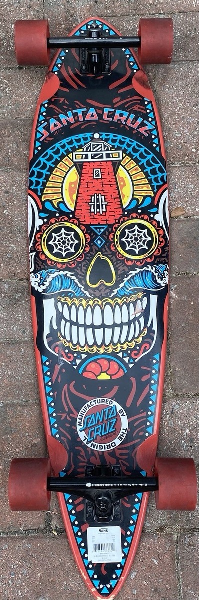 Santa Cruz Sugar Skull Pintail Longboard 39 X 9 1/2” | eBay