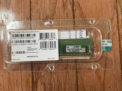 HPE 16GB 1RX4 (PC4-2400T-R) DDR4 SDRAM Kit (805349B21) (Brand New Unopened)