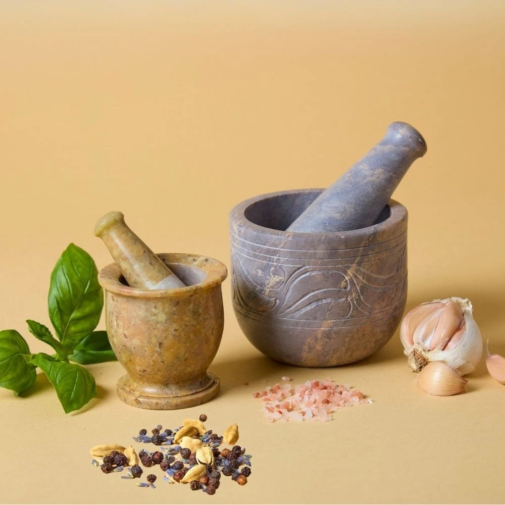 Gorara Stone Mortar Pestle Set