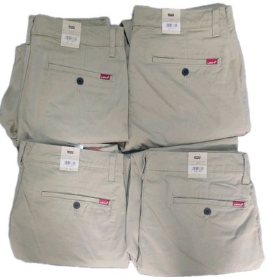 Levis Herren XX Chino Hose Slim Taper Stretch Beige Hose Alle Größen