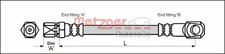 Flexible de frein Fiat 128