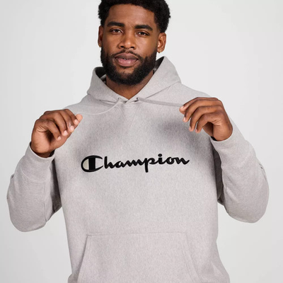#ad Champion Adult Sizing Iconic Embroidered Hoodie $13.59