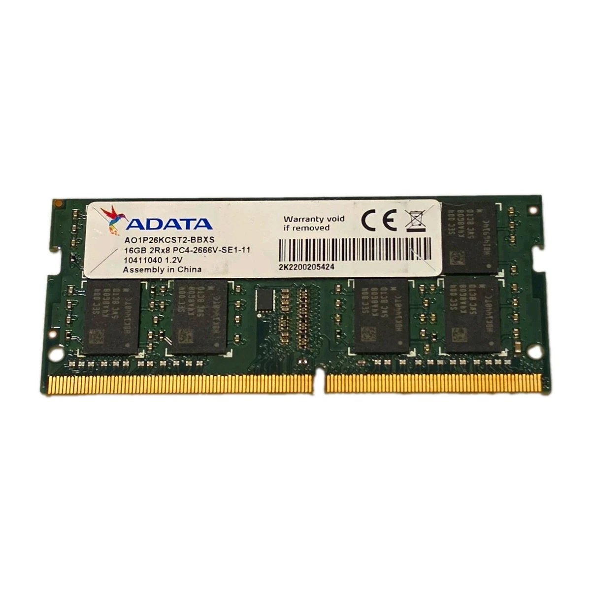 ADATA DDR4 SDRAM 16 GB Total Capacity Memory (RAM) for sale | eBay