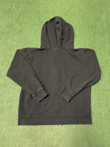 Vintage Y2K Volcom Full Zip Hoodie Kids Large Black Skate Logo Grunge Surf VTG - Picture 6 of 12