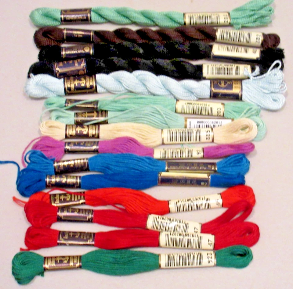 Lot of 15 ANCHOR FLOSS & PERLE COTTON#5 Threads - Image 3 of 3