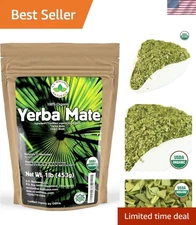 Exciting Hi-Caffeine Organic Yerba Mate Tea 1LB from Brazilian Rainforest