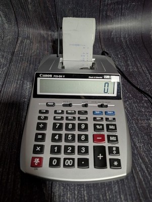 Canon P23-DHV Printing Calculator