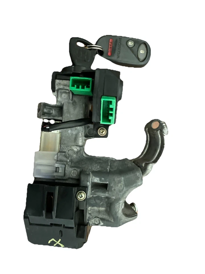 2002 HONDA CIVIC IGNITION SWITCH LOCK W/KEY & IMMOBILIZER OEM - Image 3 of 4