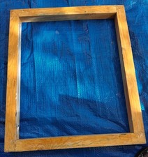Vintage Silk Screen Printing Frame. Wood, , 22.25" X 19.5" Outside Measurement