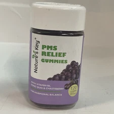 Nature's Key PMS Relief Gummies, 120 Count Hormone Support Exp2026