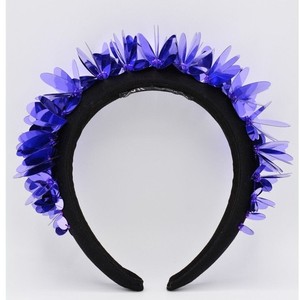 Zara pack of satin effect headbands black & purple NWT NWT. Zara Purple Satin Effect Floral | Mercari main image 2