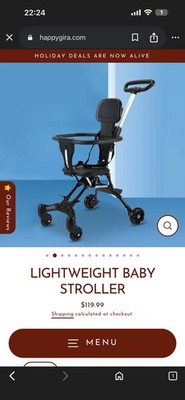 HappyGira Light Weight Baby Stroller with Canopy