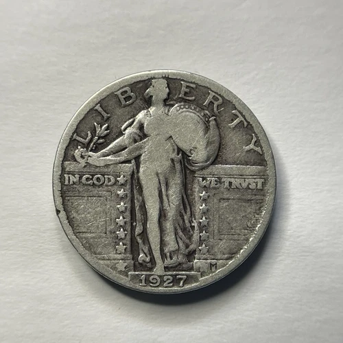 Fine 1927 U.S. Standing Liberty Quarter - 71046
