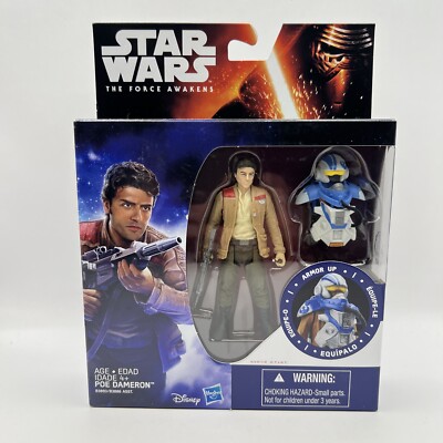 Star Wars The Force Awakens Space Mission Armor Poe Dameron 3.75'' Action Figure