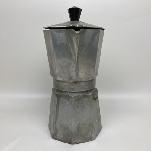 Vintage Bialetti Moka Express Wasserkammer fasst ca. 16 Unzen Kaffee Espresso - Bild 2 von 18