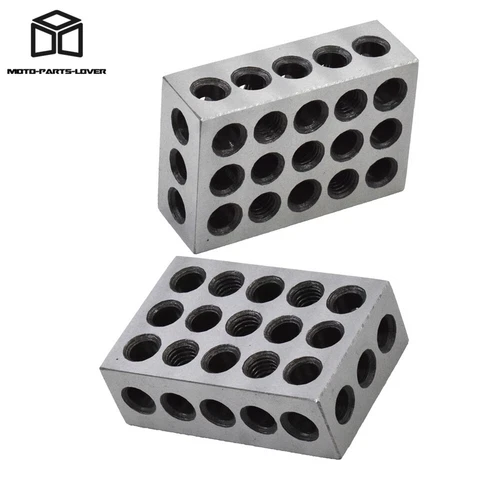 1-2-3 Blocks 23 Hole .0002" Machinist 123 Ultra Precision 1 Matched Pair