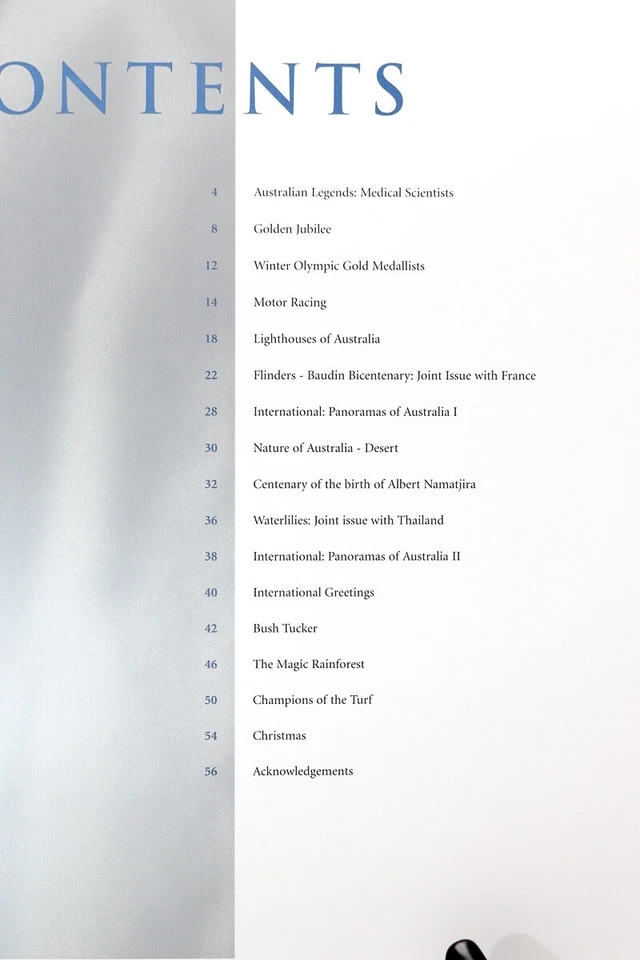 2002 Book Collection Of Australian Stamps. Hardcover postage Australia - Image 4 of 4