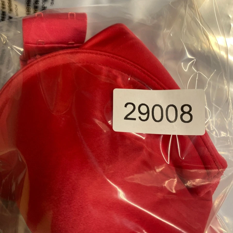 Sujetador Bralette Lilyette Mujer 38C Rosa Con Aros Opaco Push Up Gancho y Ojo Sólido Foto 4 de 4