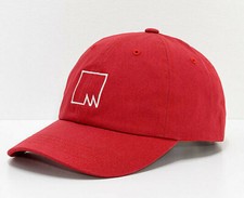 Meridian Skateboards Kappe Cap Camp Dad Strapback Hat M Squared Red