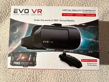 EVO VR Virtual Reality Smartphone VR Headset Starter Kit Bluetooth 360 Degree