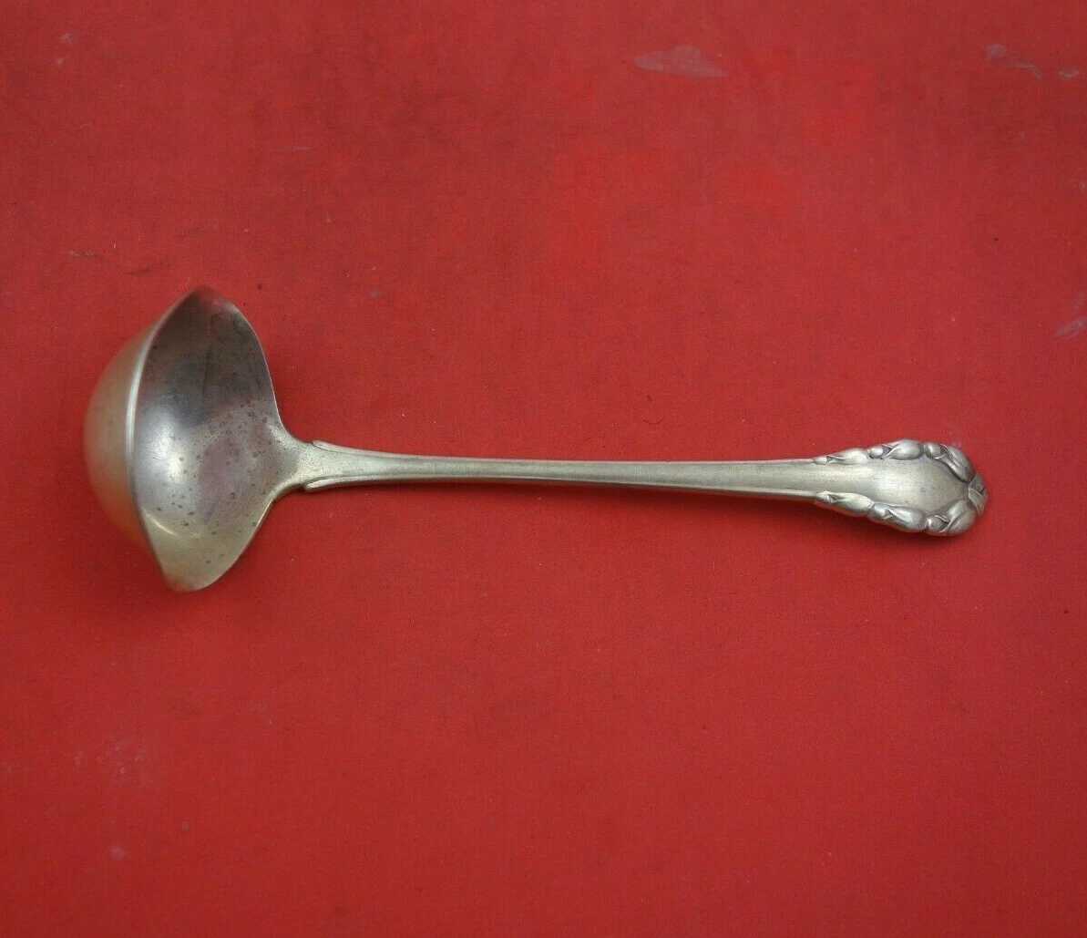 Lily of the Valley by Georg Jensen Sterling Silver Sauce Ladle w/ Spouts 5 1/2"