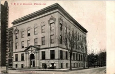 Postcard YMCA Building Marion Ind 1909