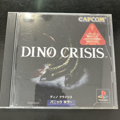 DINO CRISIS AVEC carte Spine 1999 Sony PlayStation PS1 CAPCOM Adventure