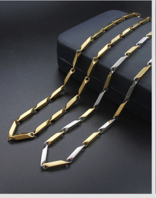 18k Goldkette Silberkette vergoldet 50cm 55cm 60cm Edelstahl Kette Herrenkette