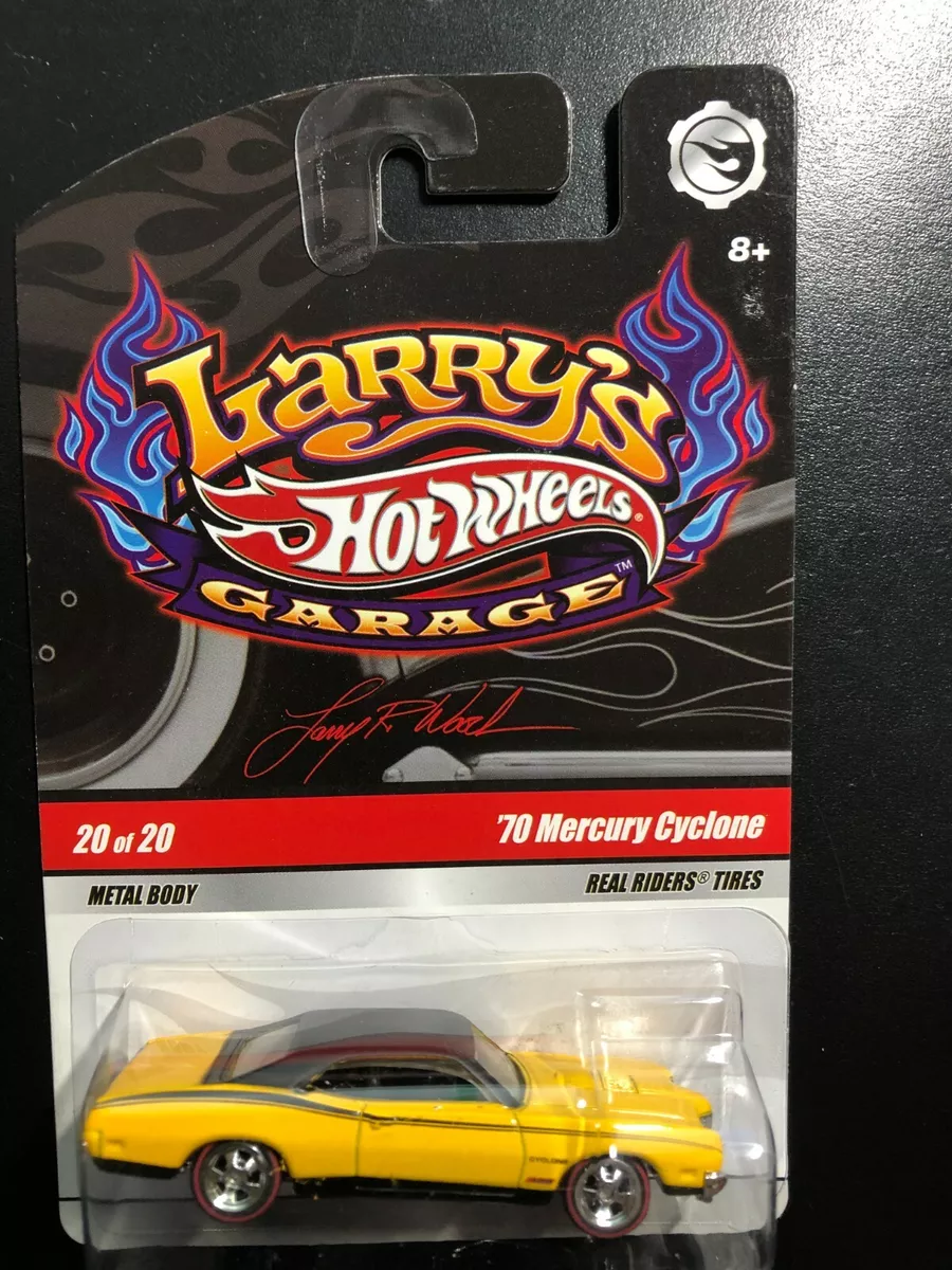 Hot Wheels Larrys Garage - 70 Mercury Cyclone CHASE (Yellow) - Metal, RL's, RR's