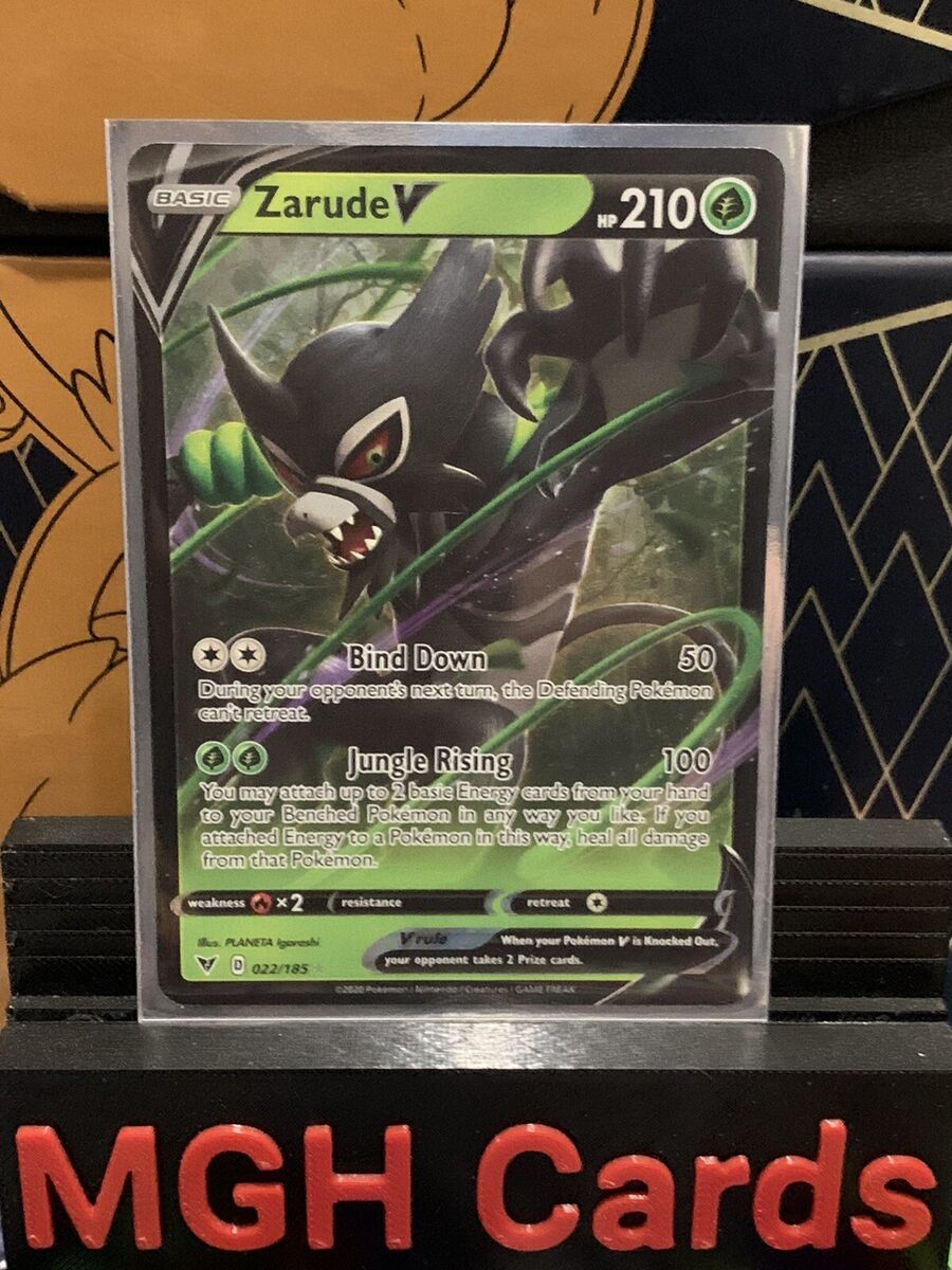 Zarude V 022/185 Vivid Voltage- NM Ultra Rare Full Art Pokémon Card