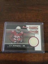2005 Bowman Fabric Of The Future Jsy JJ Arrington Cardinals