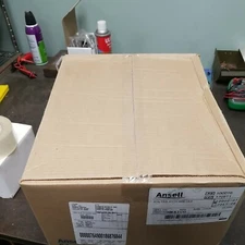 1 case Ansell Sol-Vex 37-175 Chemical Resistant Gloves Size 10, case