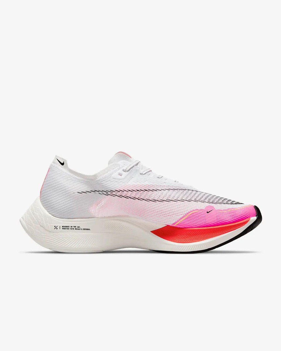 Nike ZoomX Vaporfly Next% 2 White / Black / Pink Sz 14 DJ5457 100