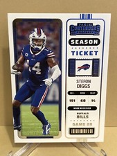 Stefon Diggs 2022 Panini Contenders Season  Ticket Card #12 Buffalo Bills