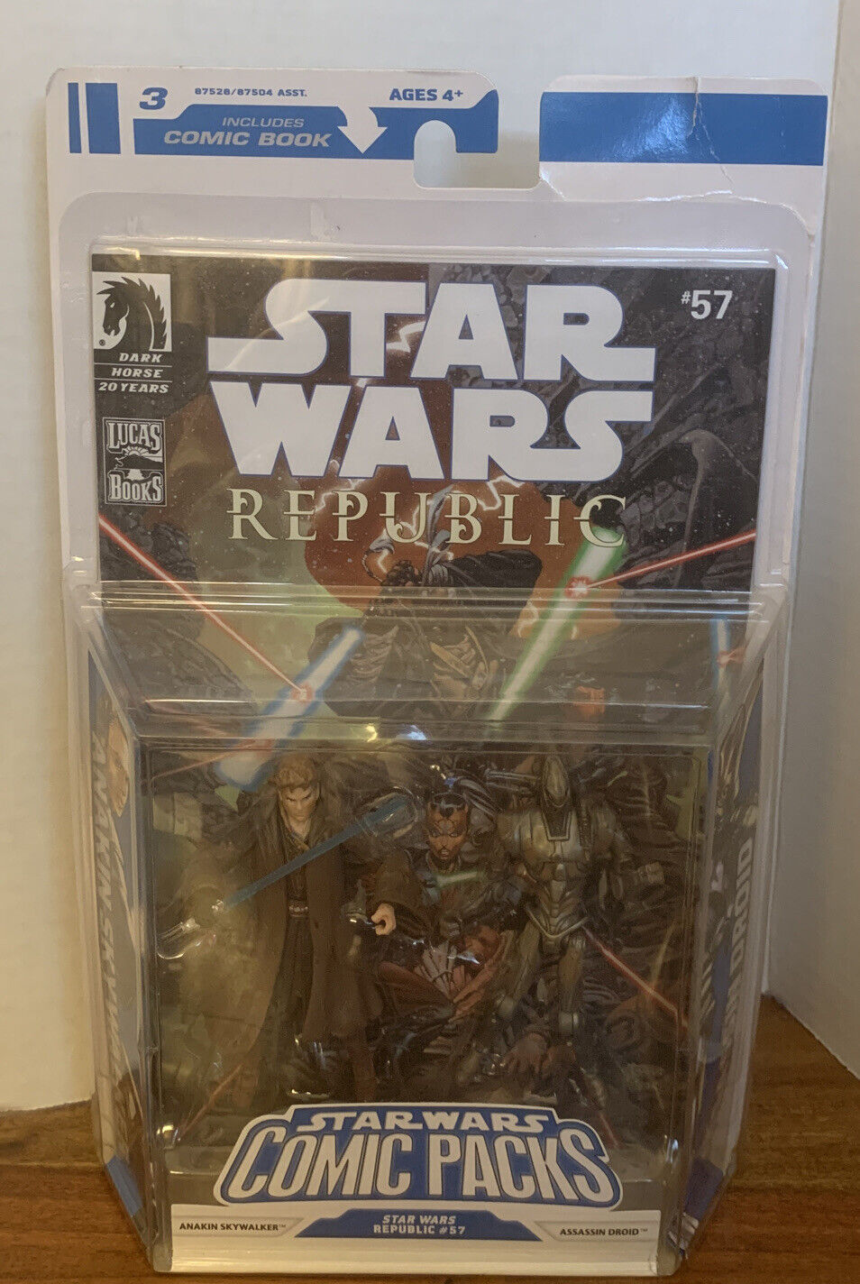 Star Wars Dark Horse Comic Packs REPUBLIC #57 ANAKIN & ASSASSIN Action Figures