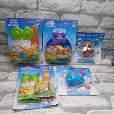 Waggles Play Set/Merry Go-Round-Seesaw-Friendship Swing Lot Of 5