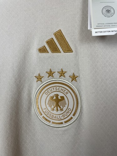 GERMANY TEAM PRE-MATCH JERSEY FOOTBALL SHIRT ADIDAS COTTON SOCCER MENS sz XS - Picture 3 of 10