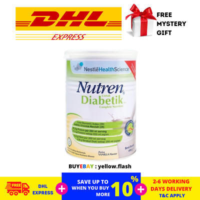 Nestle Nutren Diabetic Milk Complete Nutrition Vanilla 800g X 1 tin Express