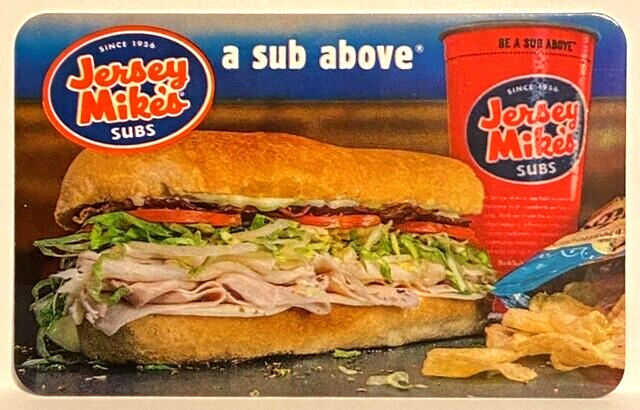 Jersey Mike's Subs Heroes "A Sub Above" Sandwich Combo Meal 2022