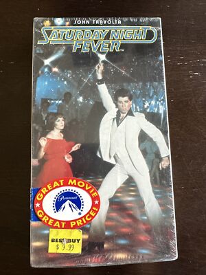 Saturday Night Fever (VHS, 1994) John Travolta, Bee Gees New Sealed