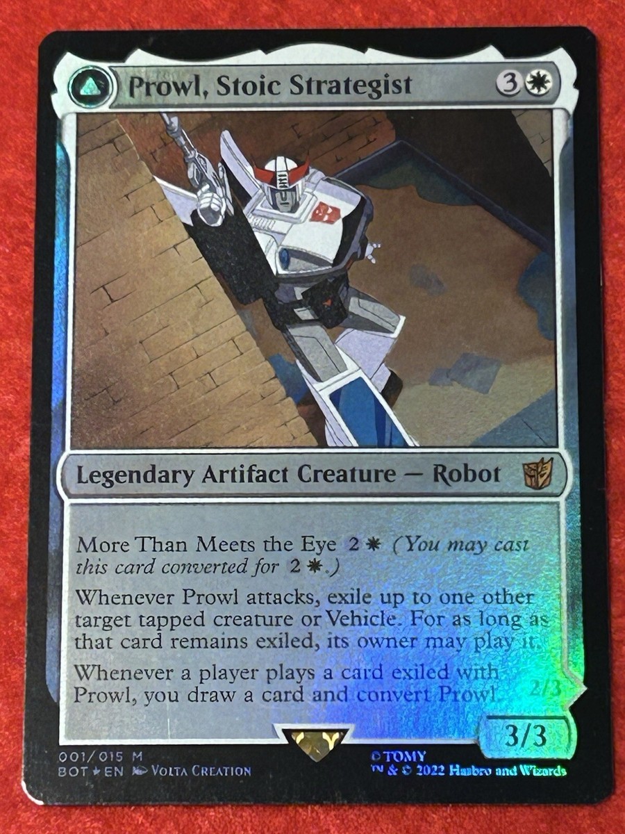mtg prowl cards The Brothers' War will feature Transformers tie-in exile up to one other target tapped creature or Vehicle Rules Text: Prowl, 13 cards