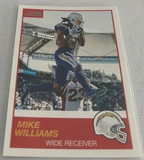 2019 Panini Score Football Mike Williams Los Angeles Chargers base card #28