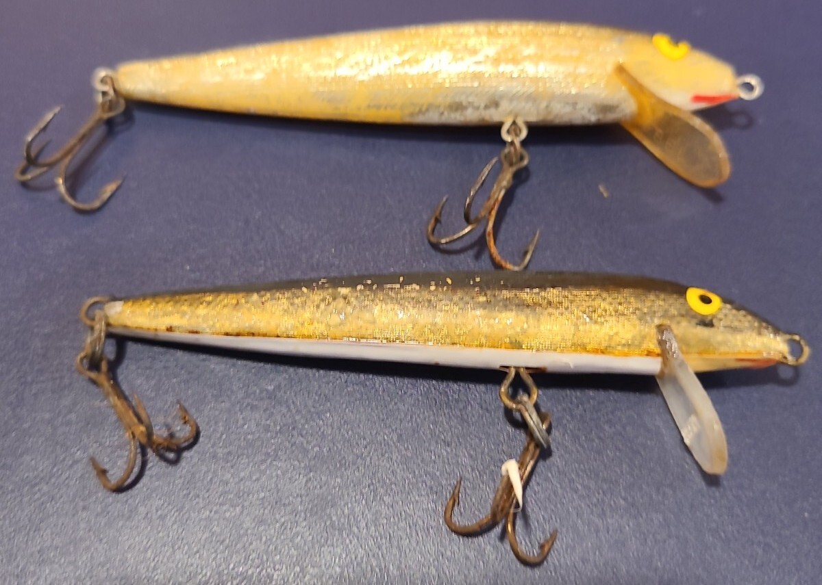 2 Vintage Rapala Fishing Lures eBay