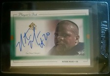 1999 SP AUTHENTIC PLAYERS INK NATRONE MEANS AUTOGRAPH SAN DIEGO CHARGERS MINT 