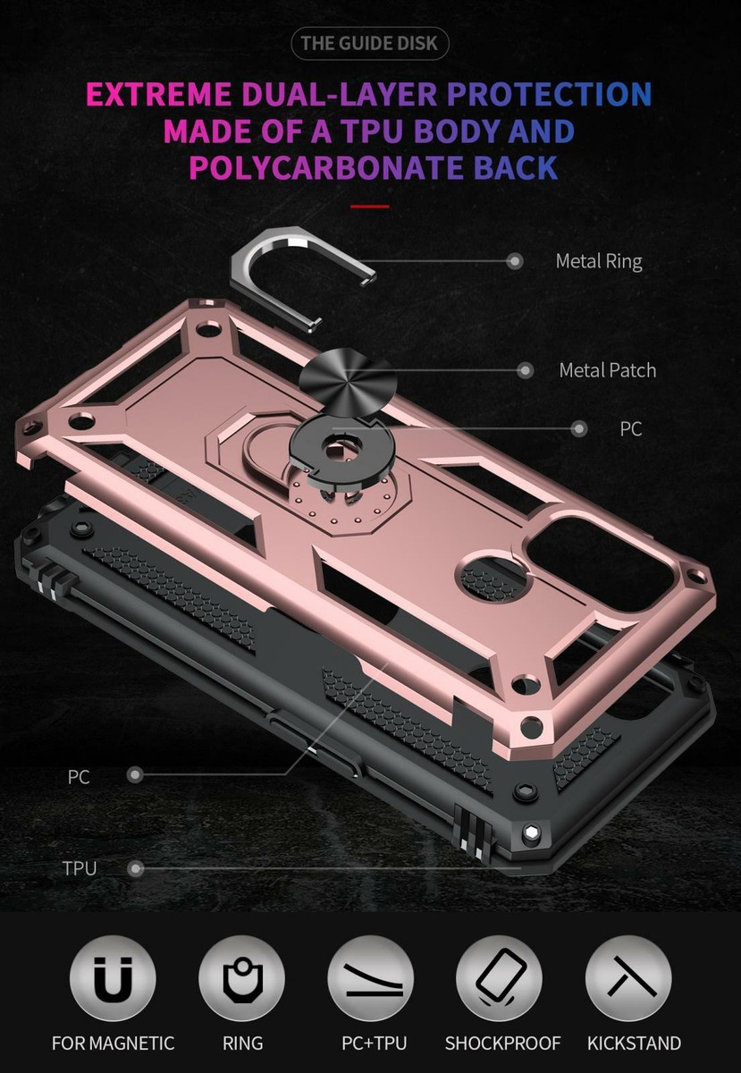 Per Oppo A16S A54S A74 5G A15 A53 A72 Custodia Anello Armatura - Foto 2