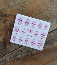 Stickers Ongles Fleurs x10
