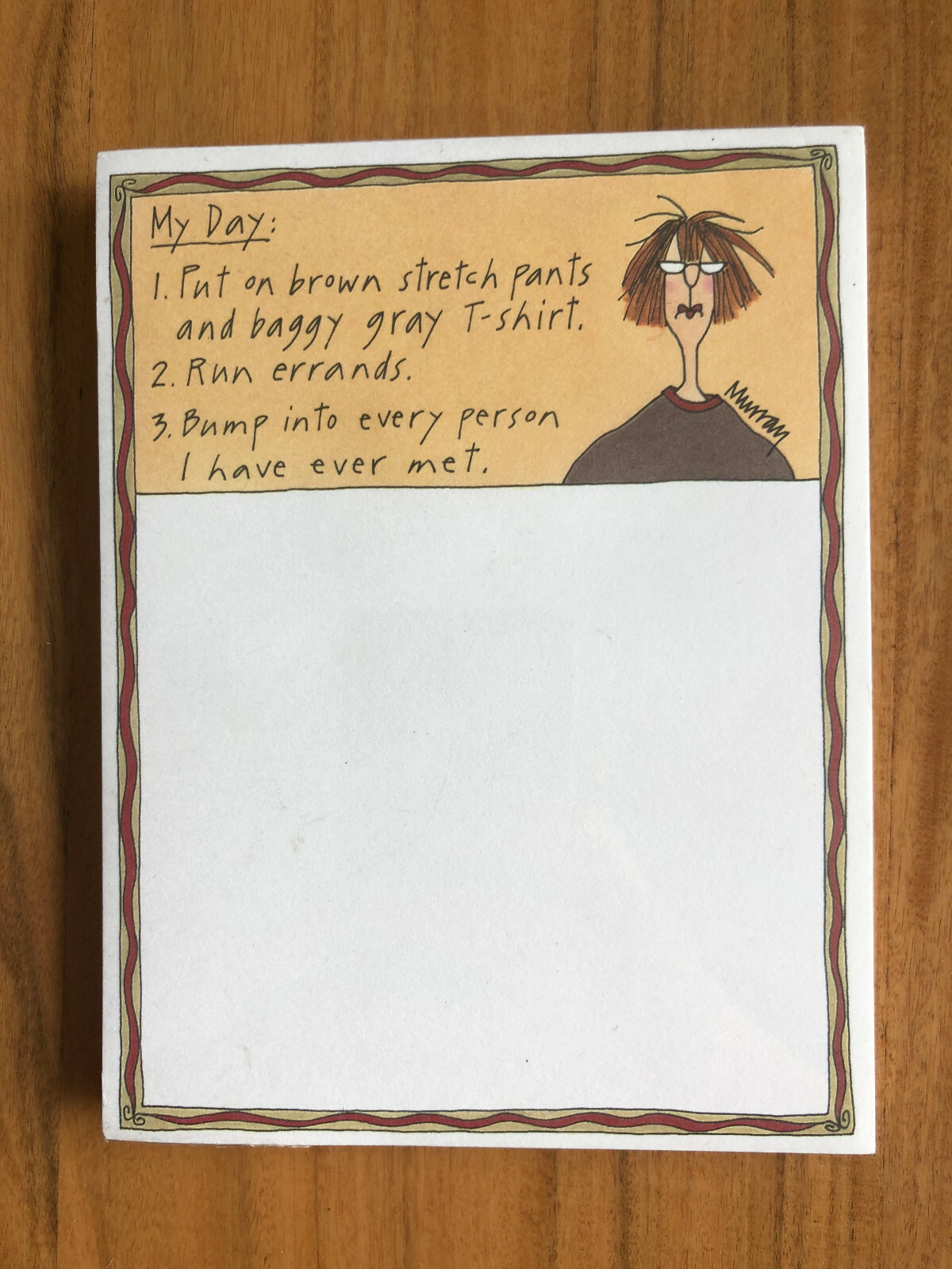 Magnetic Notepad Illustraded by Leslie Moak Murray