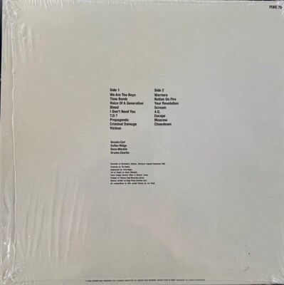Blitz - Voice of a Generation Sealed Black Vinyl Classic Punk Oi